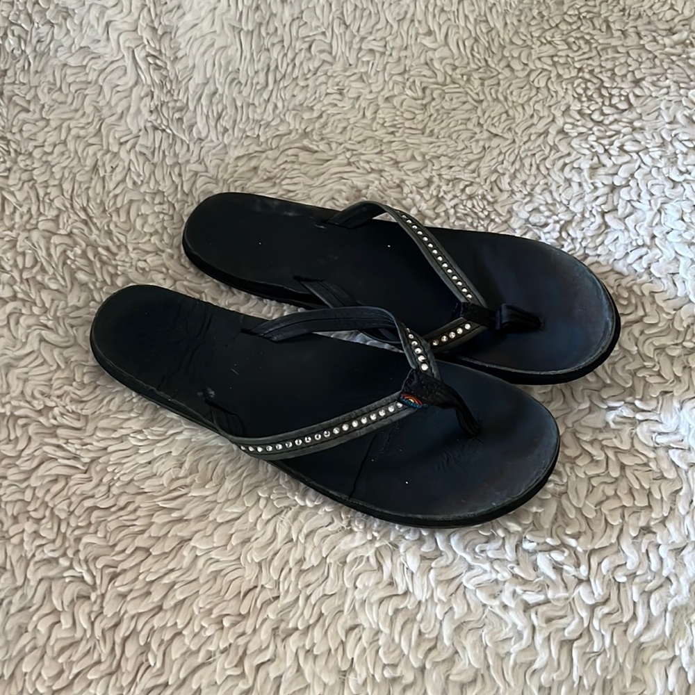 Women’s Rainbow flip flops